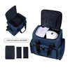UOZL Large Cosmetic Bag with 3 Removable Case and 2