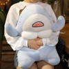 Toyvian 40cm Plush Stuffed Shark Doll 3D Plush Muscular Shark
