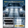 LED Front Grill Lights for Nissan Frontier 2025 2026 S
