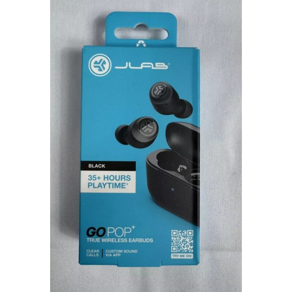JLab Go Air Pop True Wireless Bluetooth Earbuds & Charging