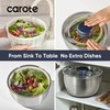 6.34 Qt Stainless Steel Salad Spinner, Large Lettuce Spinner Vegetable