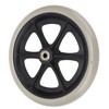 Wheelchair Wheel 8in PU Walker Caster Replacement Skidproof with Ball