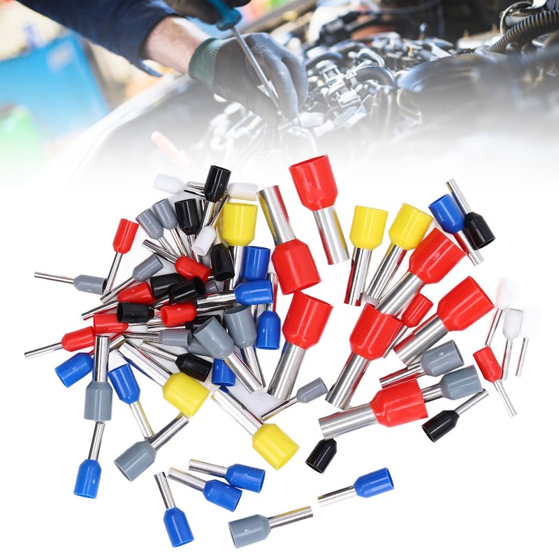 1800Pcs/Box Electrical Wire Connectors 8 Types Adjustable Wire Crimp Terminals