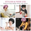 2+3 Satin Bonnet for Sleeping with Scrunchie, Satin Silk Bonnet