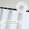WellColor White Shower Curtain Liner 72 x 74 Inches Long,