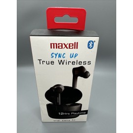 Maxell Sync Up True Wireless Bluetooth Earbuds (black)