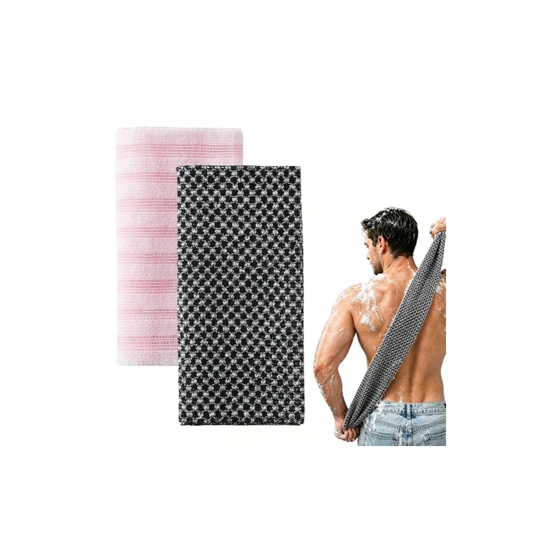 2PCS Zenbody Toalla Japonesa, Toalla Exfoliante para Hombre y Mujer