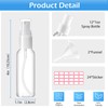 Zoizocp Spray Bottles, 1oz/30ml Clear Empty Fine Mist Plastic Mini