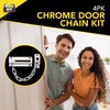SOL 4pk Chrome Door Chain Kit – Restrictor for Front