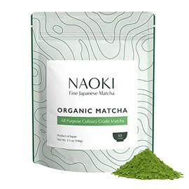Naoki Matcha Mezcla Orgánica Multiusos Auténtico Té Verde Matcha Japonés En Polvo De Calidad Culinaria (100 G3,5 Oz)                                  