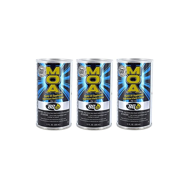 BG Motor Oil Additive, 3 Pack (313.0 ml)