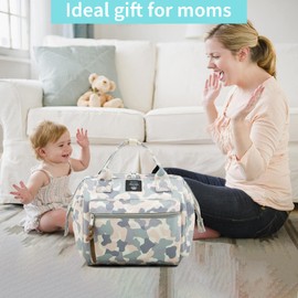 Beaulyn Small Diaper Bag Backpack, Mini Diaper Bag & Crossbody Diaper Tote Bag with Insulated Pocket