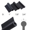 14PCS Sanding Block Set, Rubber Sanding Grip Pack, Woodworking Flexible