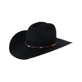 Cody James Unisex Lamarie 3X Felt Cowboy Hat - J37881C26 7 Black