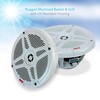 Pyle 6.5 Inch Marine Speakers (Pair) - 2-way IP-X4 Waterproof