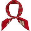 FONYVE 100% Mulberry Silk Scarf for Hair - 27" Square