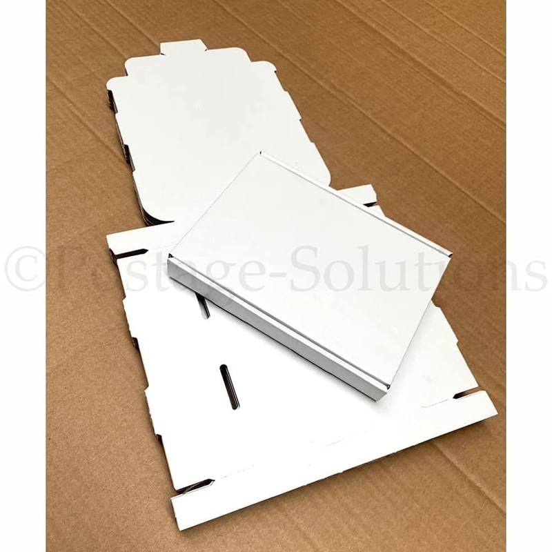 AKAR White A6/C6 Large Letter Postal Box - 112x163x20mm -