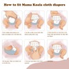 Mama Koala 1.0 Cloth Diapers for Babies, 6 Pack Pocket