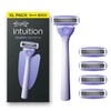 Wilkinson Sword Intuition Quattro Sensitive Skin Women's Razor Starter Pack