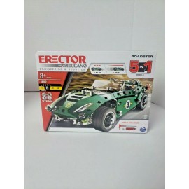 Meccano Erector By Meccano Roadster Level 2 Novice *STEAM Curriculum* W/Pull Back Motor