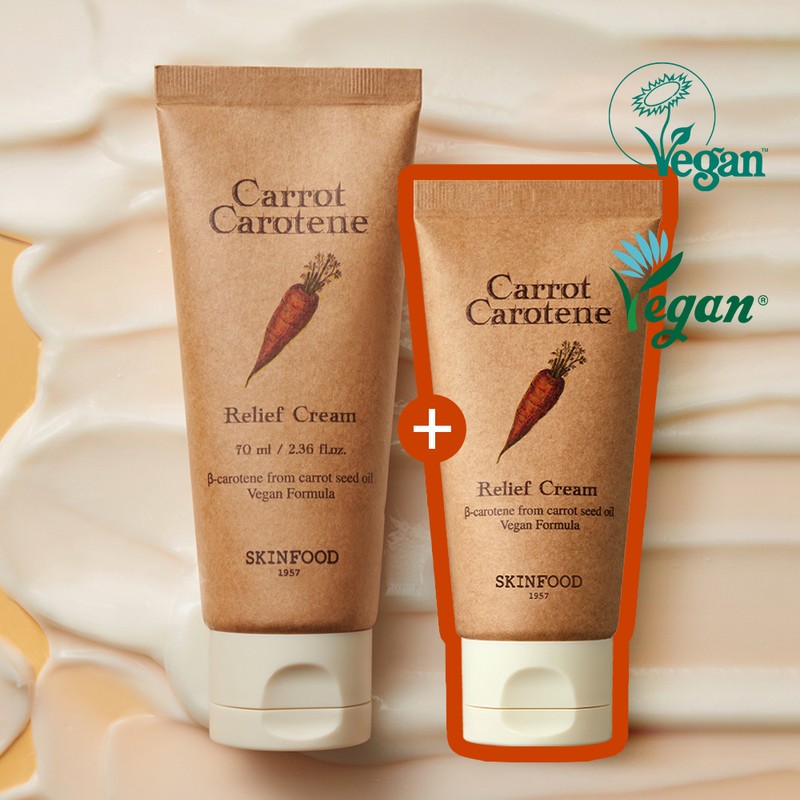 SKINFOOD Carrot Carotene Relief Cream 70mL (+30ml) - 70mL (+30ml)