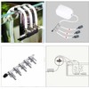 CTRICALVER Aquarium Set, Soft Tube 5m, Air Tube 5 Branch