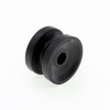 JBT 20Pcs Black Circular Ring Corner Post Electric Fence Insulator, Polyrope Insulator for Electric Fence Wire
