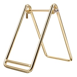 HOODANCOS Raffle Ticket Dispenser, Stainless Steel Gold Raffle Ticket Drum Ticket Roll Holder Stand for Lotteries, Sweepstakes, Charity Auctions, Trade Shows