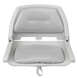 ERGOSEAT Folding Boat Seat Padded Folding Boat Chair with Backrest Marine BassJon Boat Seat