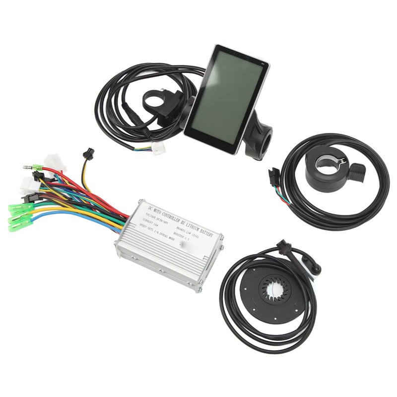 Electric Bicycle Lithium Battery Conversion Kit 15A Controller with SM