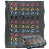 FRIENDS Silky Touch Kuscheldecke, superweich, 152 x 127 cm