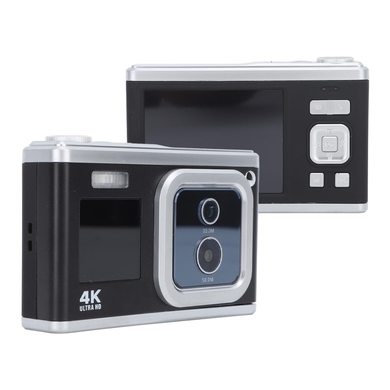 Digital Camera 4K HD Dual IPS Screen 50MP 30MP Dual