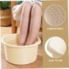 TEHAUX Foot Bath Bucket Thickened Plastic Foot Washing Basin for