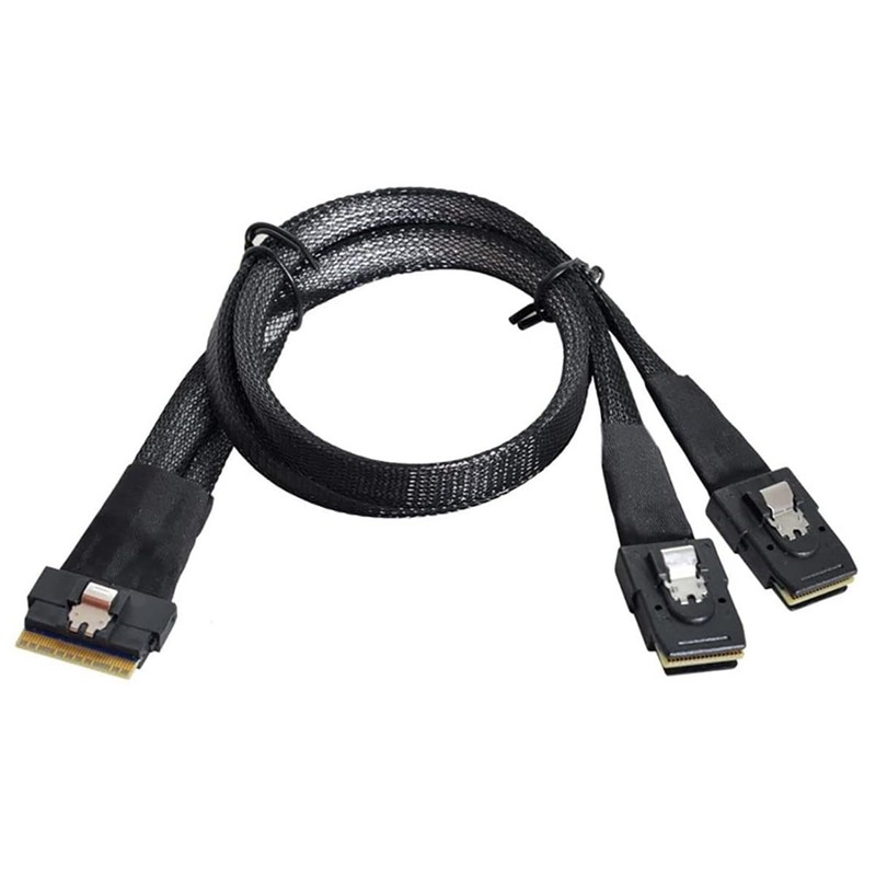 AoQhir Slim SAS SFF 8654 8i to Dual Mini SAS