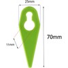 Spares2go Plastic Blades for Gtech GT3.0 GT4.0 Grass Trimmer Strimmer