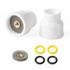 Welding Knight #12 Ceramic (Twin Pack) White TIG Welding Cups
