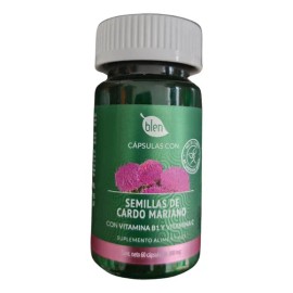 Cardo Mariano 60 Capsulas Higado Graso Problemas Hepaticos Sabor Sin Sabor
