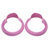 6.5in 2 Pcs Purple Car Speaker Baffle Kits Silicone Horn