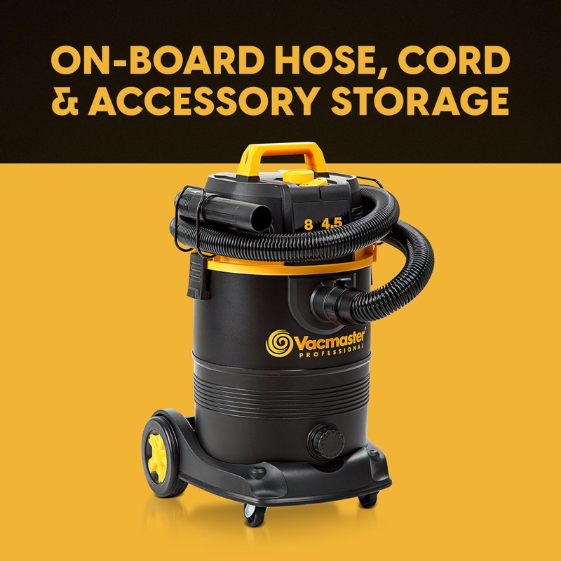 Vacmaster Professional VDK811PW 0201 8 Gallon 4.5 Peak HP Wet/Dry