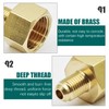 1 Piece Brass Flare Adapter Gas Connection Fitting, G5/8" Female