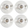 Saysurey 4 Pack Lamp Holder Socket Keyless Top Porcelain Medium