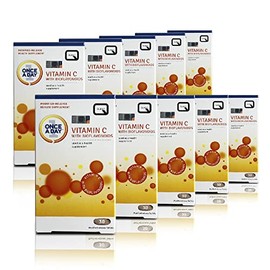 Quest 10 Boxes Quest Vitamin C 1000mg with Bioflavonoids - an Essential Protective Nutrient for Immunity, Energy Levels, Skin and Tissue Health | 30's | EXP 12/2023