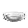 Duralex Lys Clear Glass 11 Inch Dinner Plate, Set Of