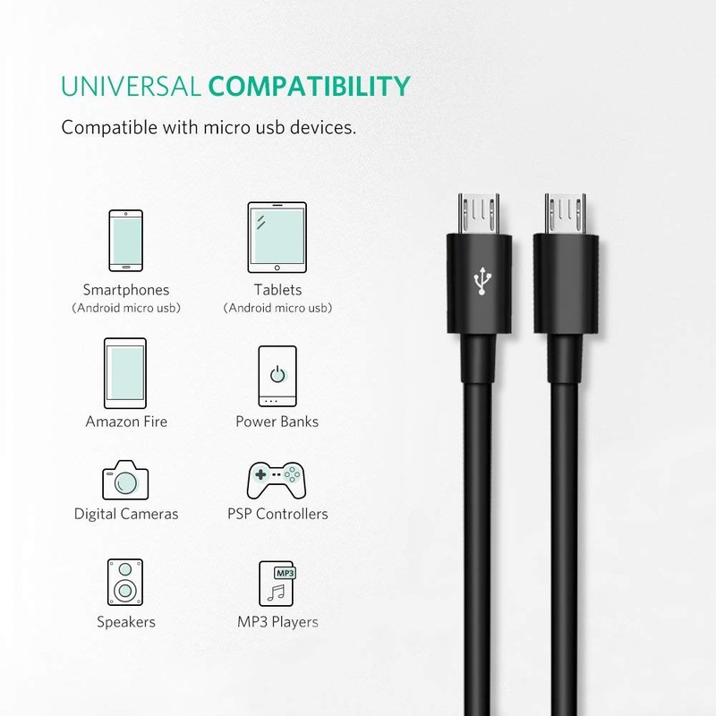 Duttek USB auf Micro USB Kabel, USB 2.0 auf Micro