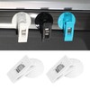 Couslcd 2Pcs Suction Cup Clip, Reusable Multiple Purpose Car Sun