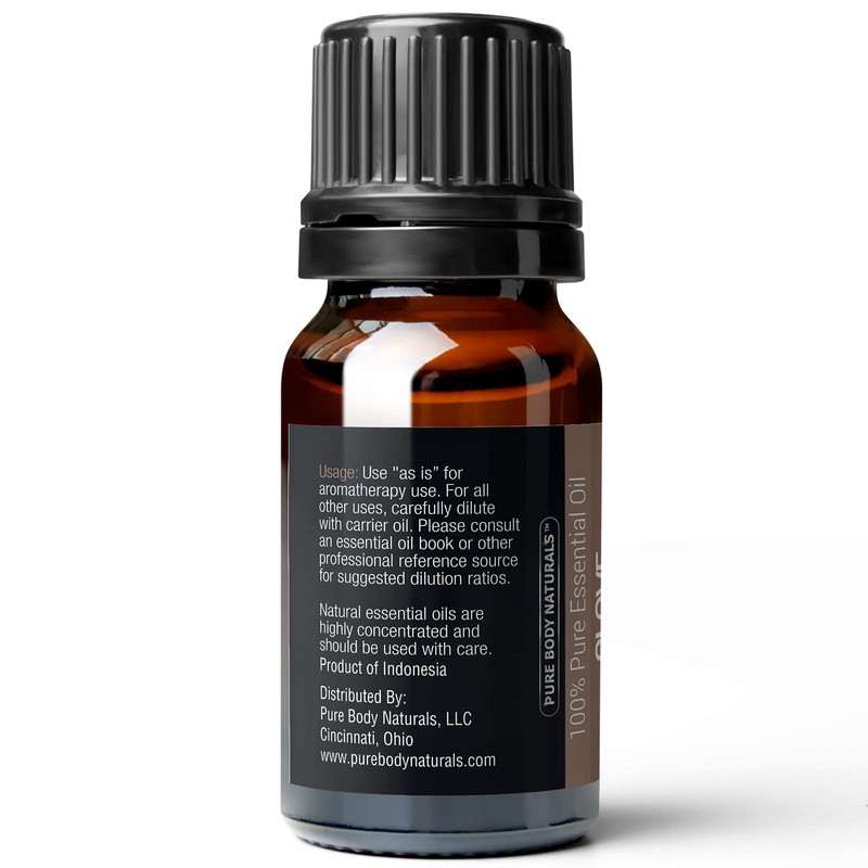 Pure Body Naturals Clove Bud Essential Oil, 10 ml -