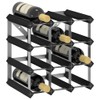 vidaXL Elegant Wine Rack - Capable of Storing 12 Bottles