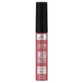 Manhattan Lasting Perfection Mega Matte Liquid Lip Colour, Colour 210 Central Pink