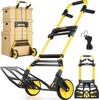 Gioventù Folding Hand Truck and Dolly with Telescoping Handle &