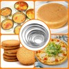 6 Pcs Stainless Steel Round Cookie Cutter Set (2, 3,